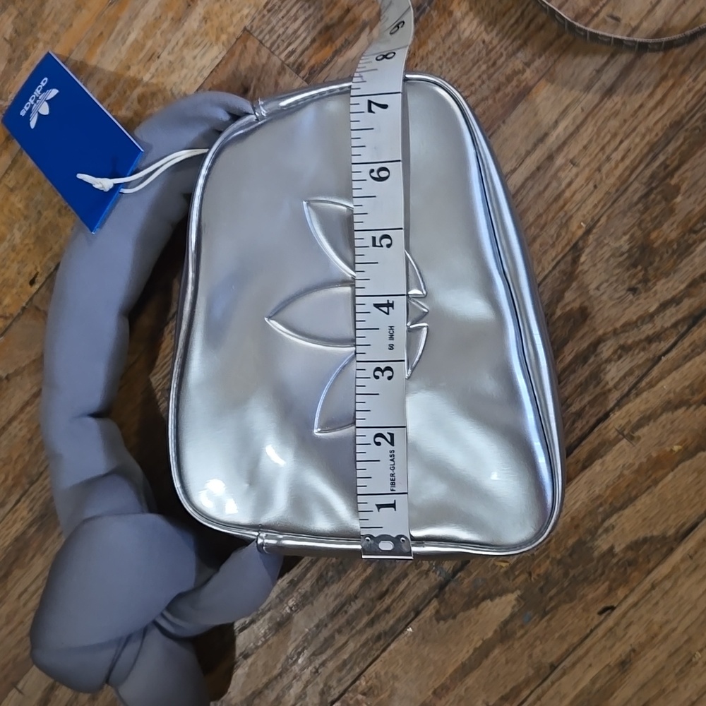 Adidas Silver Mini Airliner Bag - Picture 7 of 7